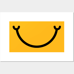 Smiley smile mouth Posters and Art